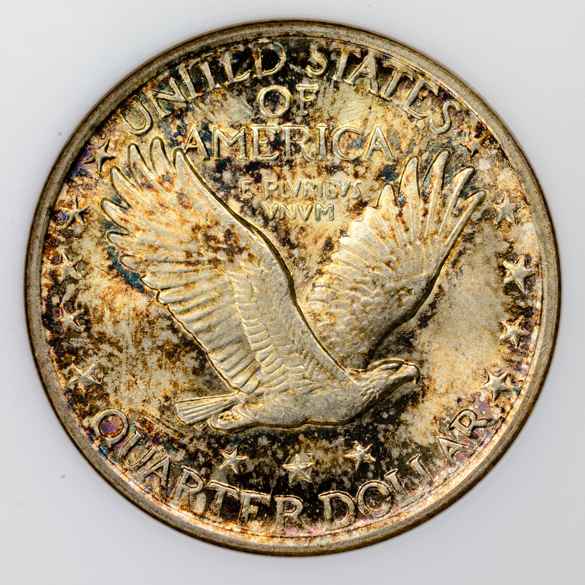 1920 25C QUARTER DOLLAR - STANDING LIBERTY, TYPE 2A NGC MS64 149735-010 CAC Rev Closeup.jpg