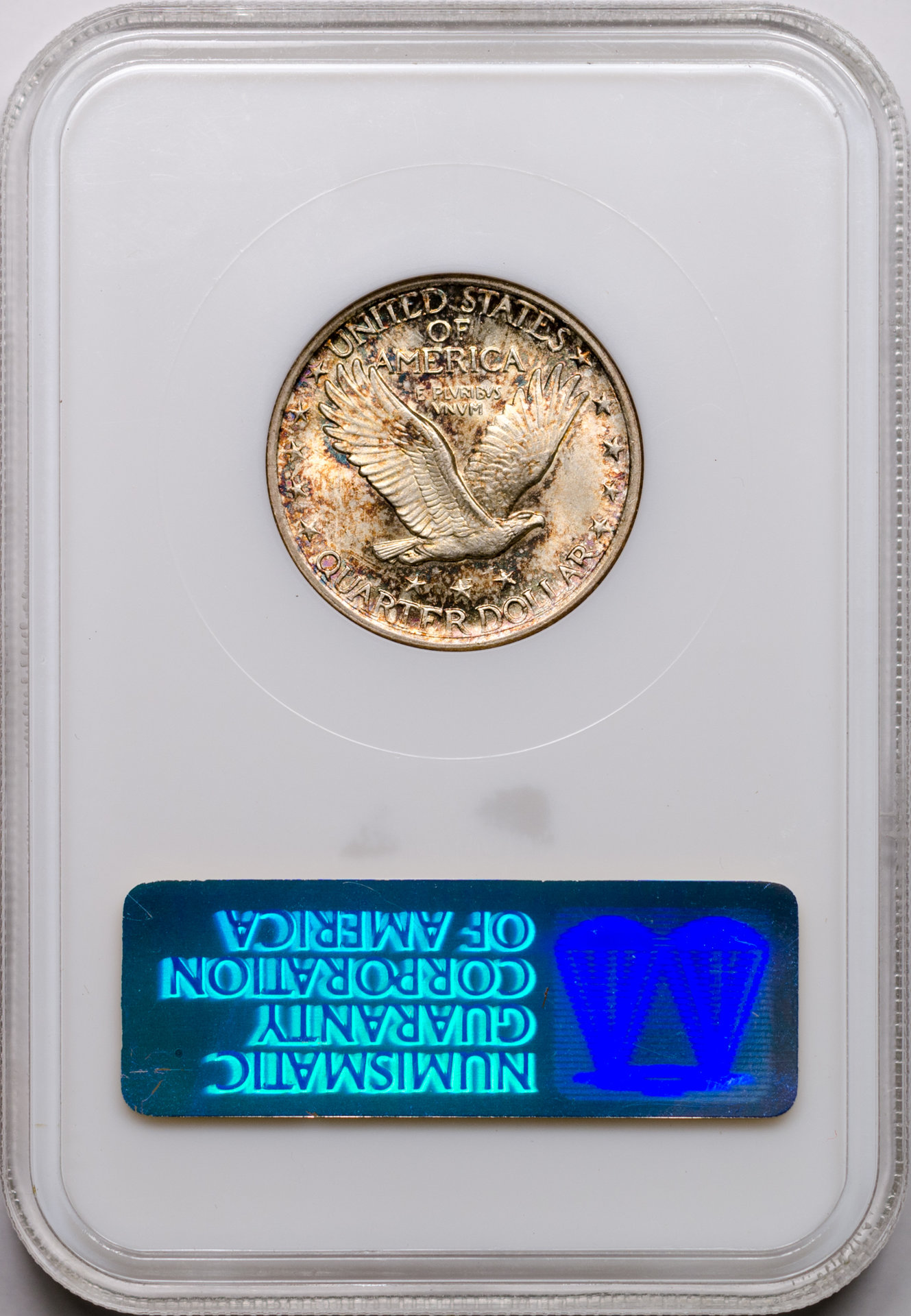 1920 25C QUARTER DOLLAR - STANDING LIBERTY, TYPE 2A NGC MS64 149735-010 CAC Rev Slab.jpg