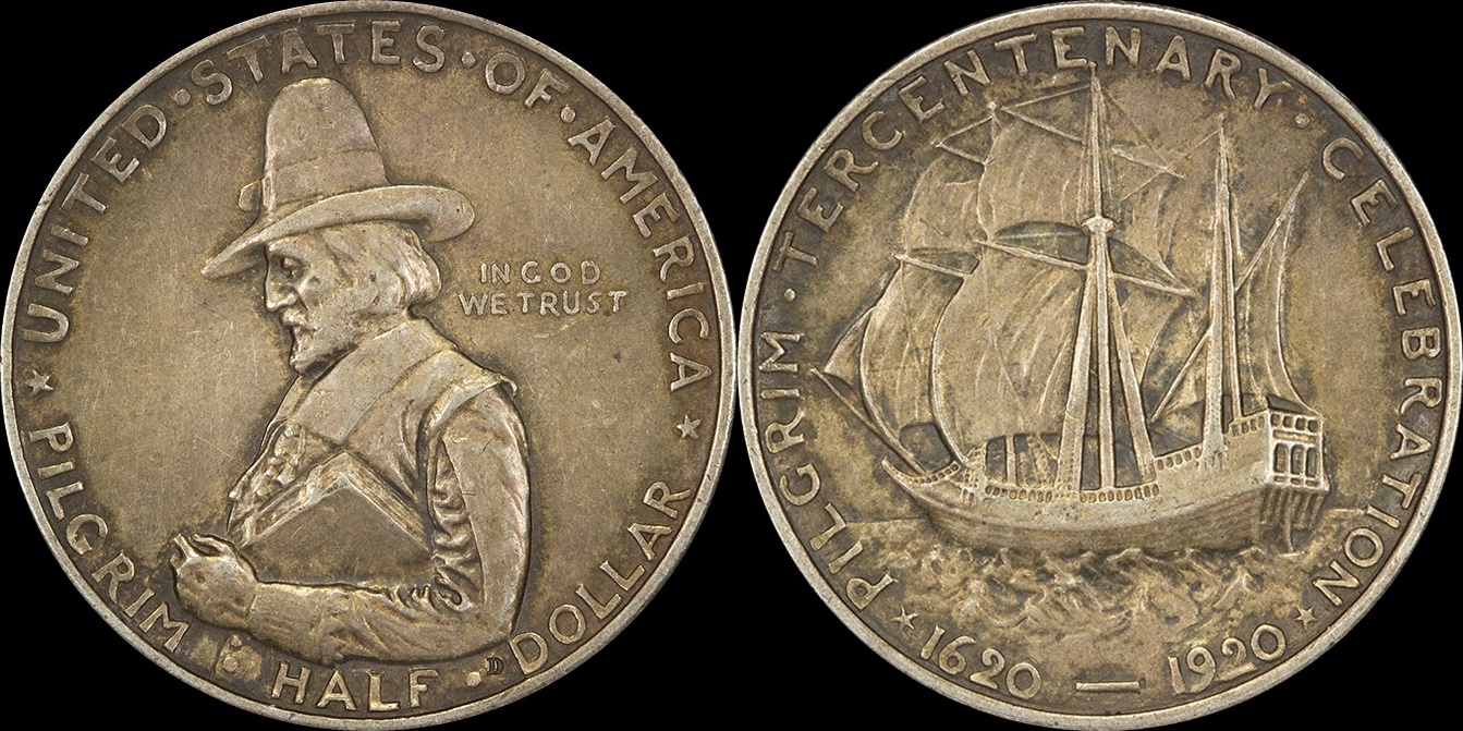 1920 Commemorative Half Dollar Pilgrim 1-horz.jpg