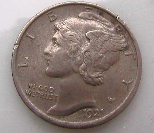 1921 D Dime - OBV  - 1.jpg