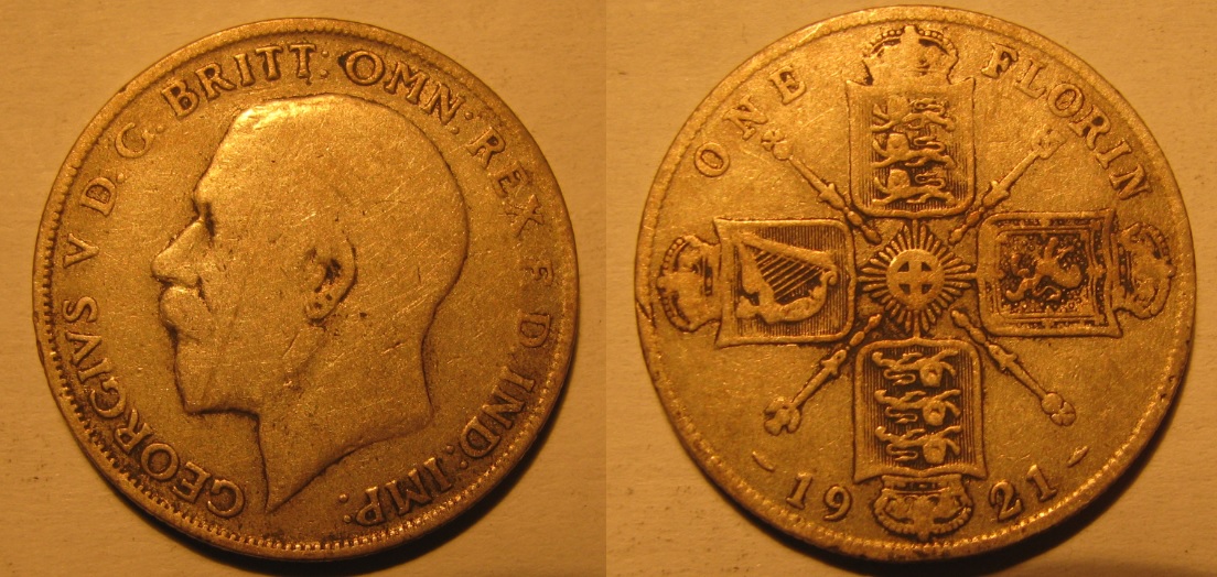 1921 Great Britain Florin.jpg