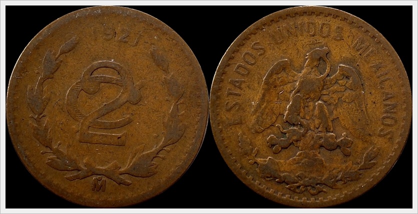 1921 Mexico 2 Centavo.jpg