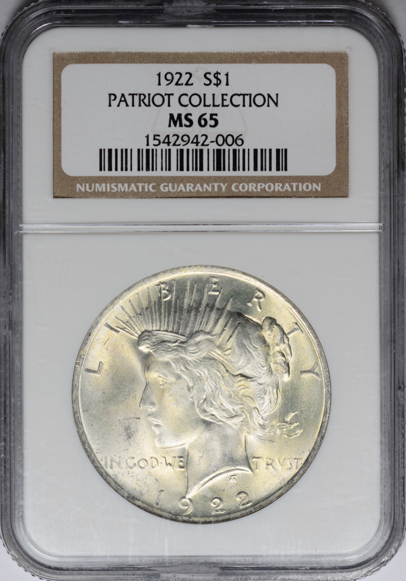 1922 1 MS65 NGC 1542942-006 Obv Slab.JPG