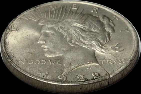1922-P Peace Dollar Die Break Coin is Broken 2a.jpg