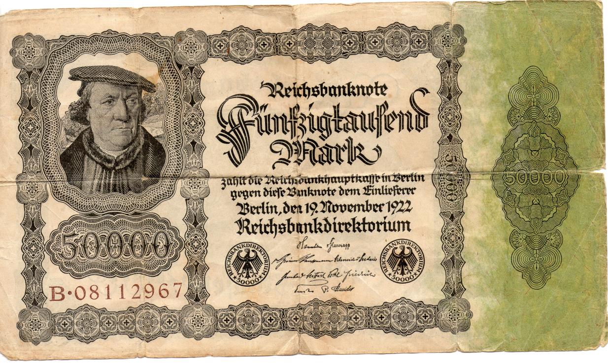 1922 50k Reichsbanknote Coin Talk