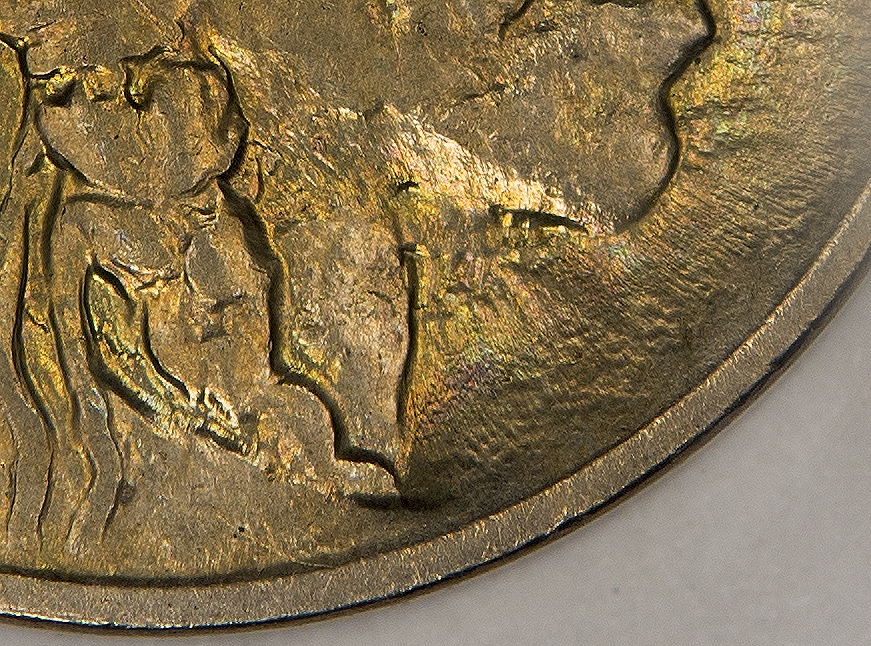 1923 Buffalo Nickel Obverse Die Clash - Clash.jpg