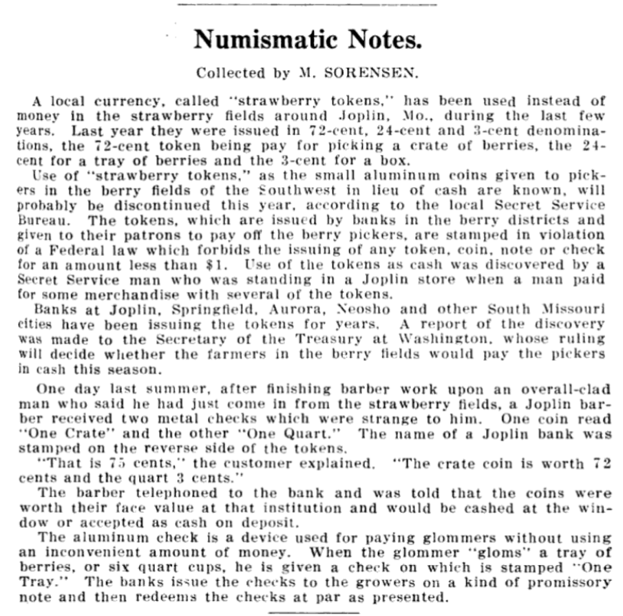 1923 Numismatist.png