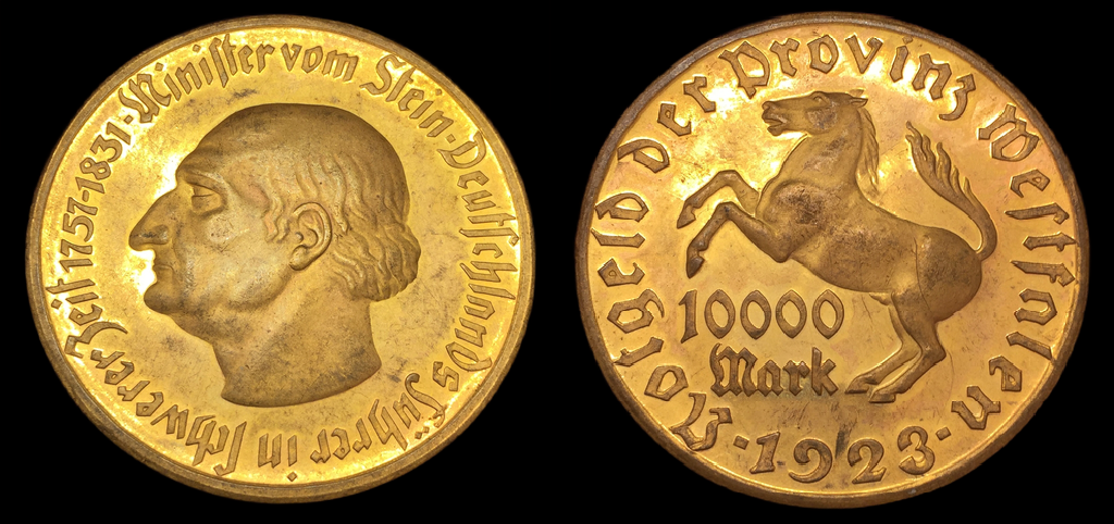 1923 Westphalia 10000 Mark.png
