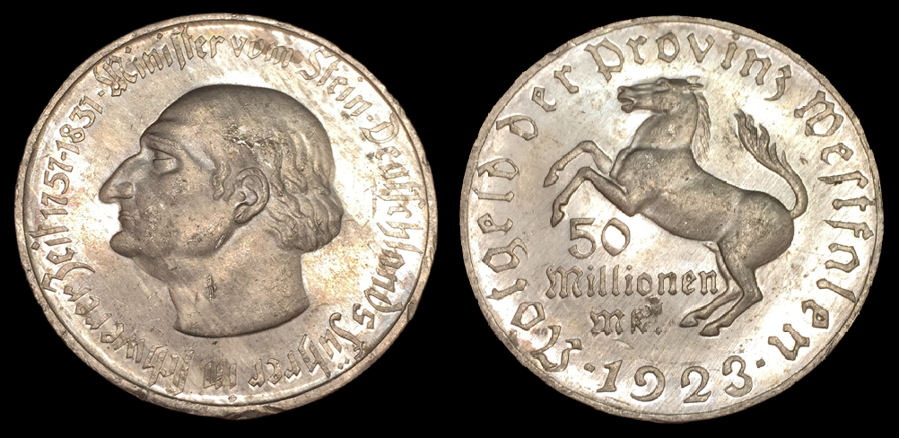 1923 Westphalia 50 Million Mark.png