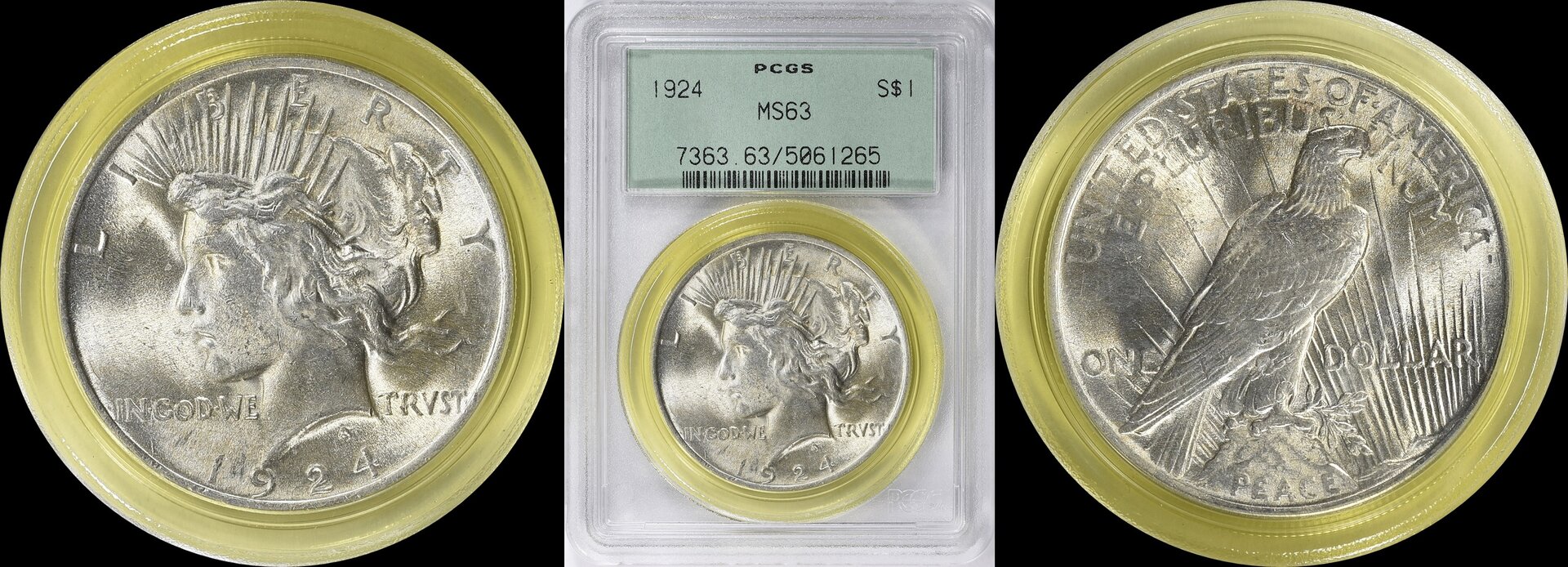 1924 Peace Silver Dollar PCGS MS-63 OGH 3.jpg