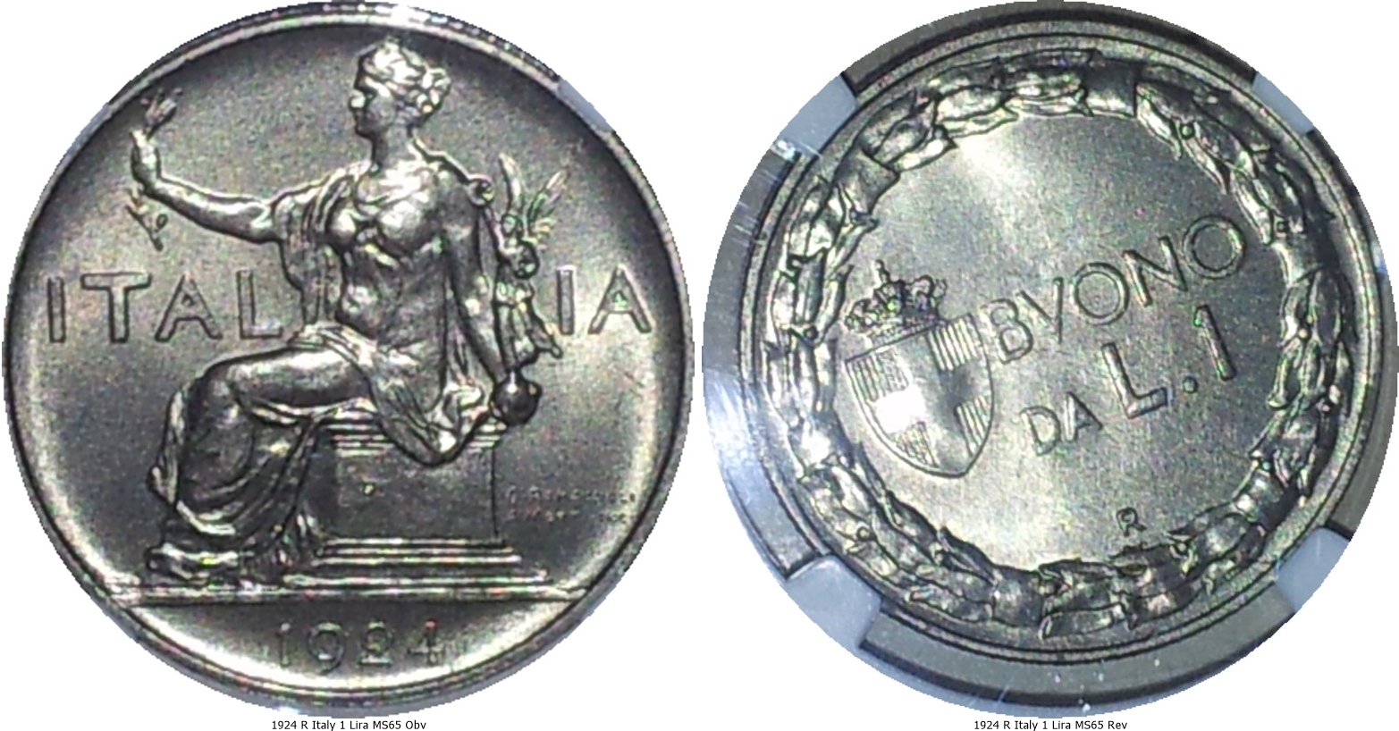 1924 R Italy 1 Lira MS65 -tile.jpg