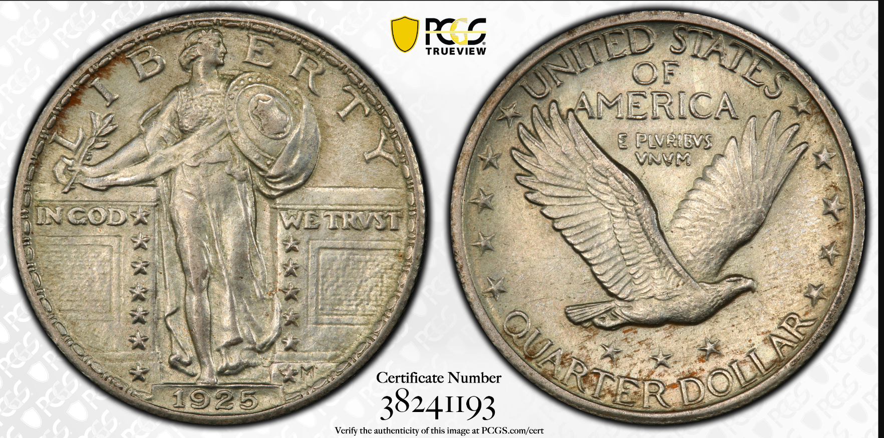 1925 25c PCGS AU55 truview.png