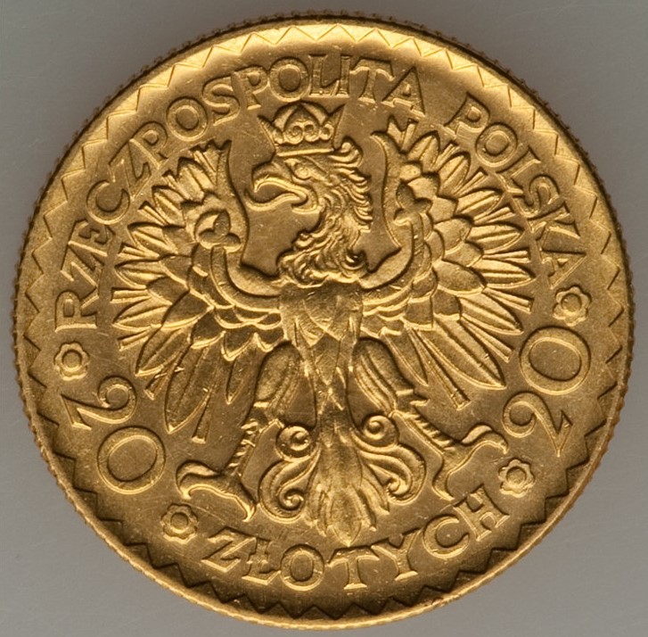 1925 Poland 20 Z Rev.jpg