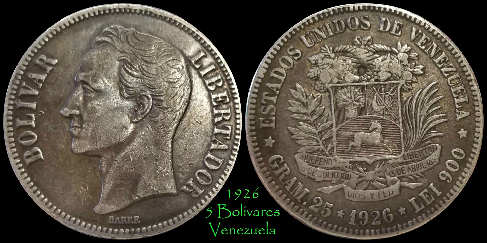 1926 5 Bolivares.jpg