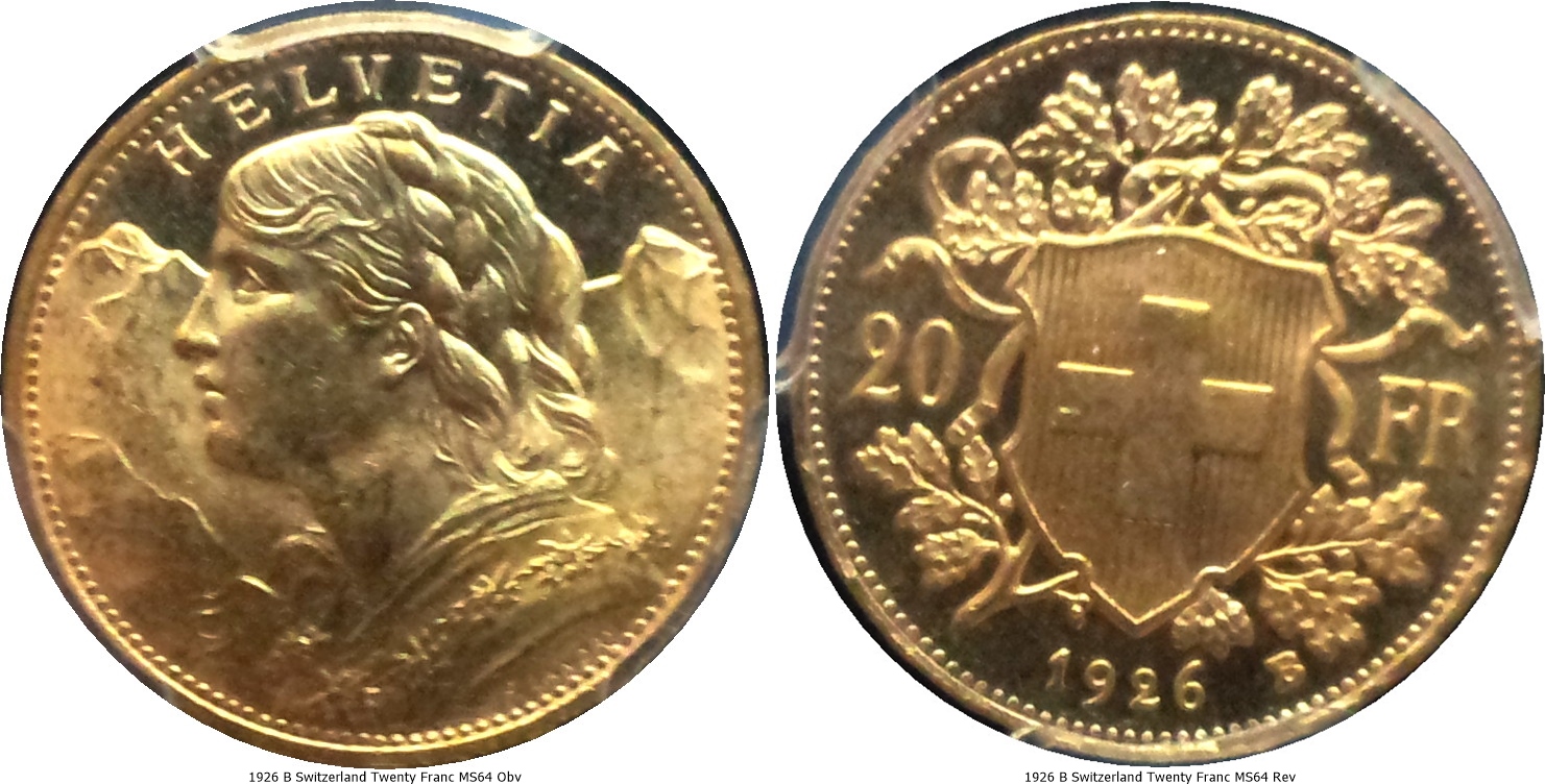 1926 B Switzerland Twenty Franc MS64 -tile.jpg
