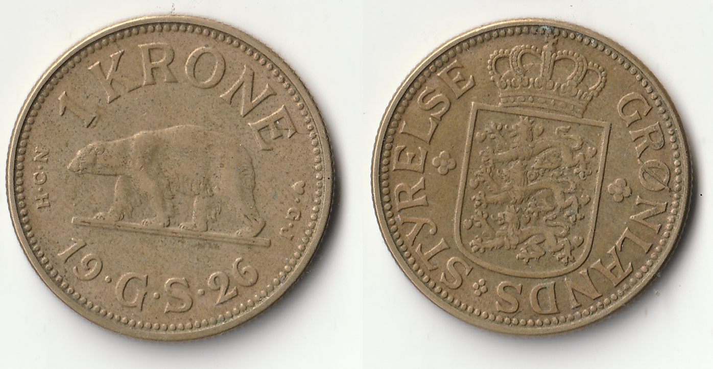 1926 greenland 1 krone.jpg