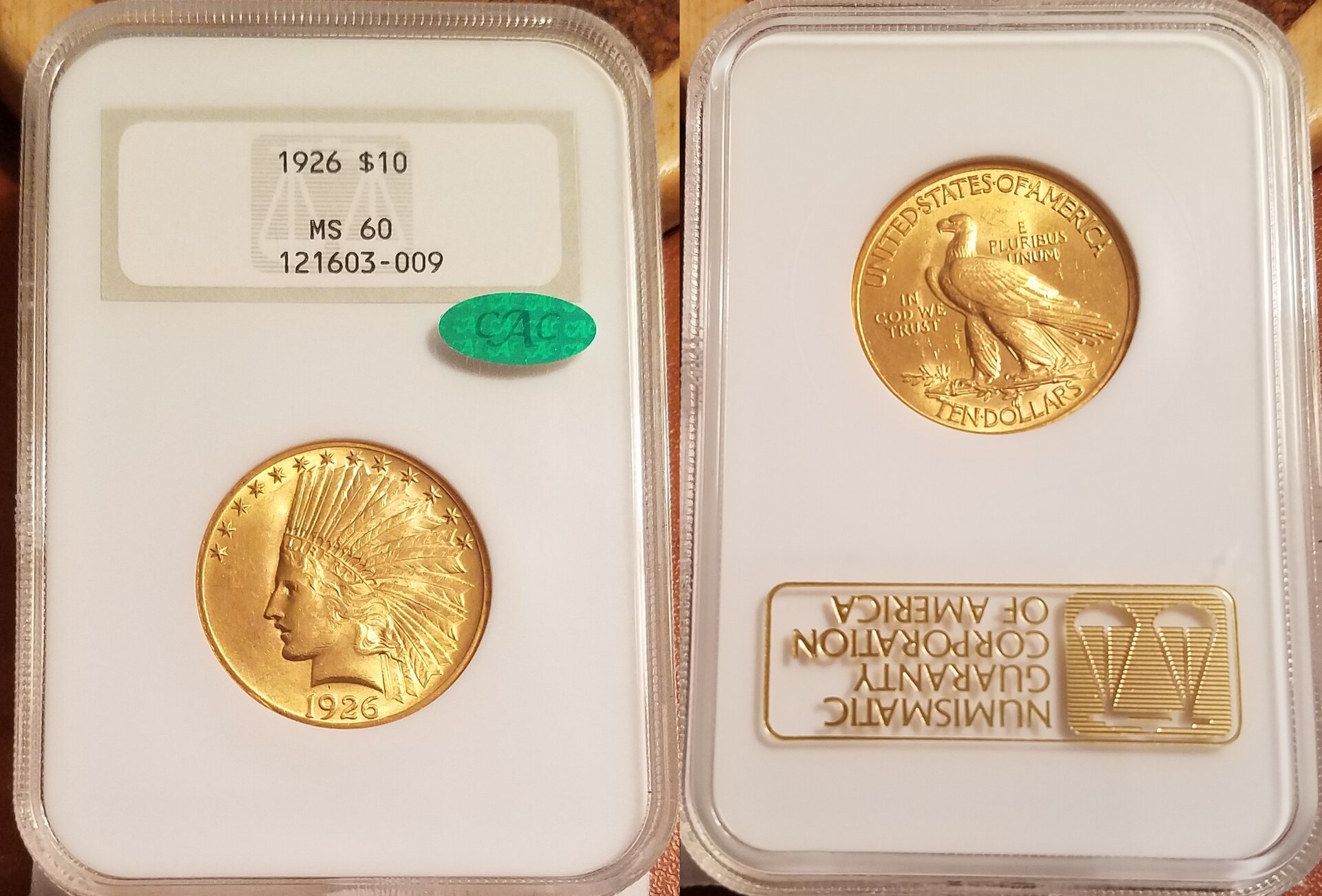 1926 Indian Gold Eagle NGC MS-60 CAC OH X-horz.jpg