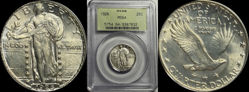 1926 Standing Liberty Quarter PCGS MS64 OGH 3-horz.jpg