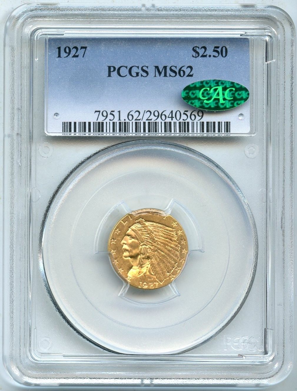 1927 G$2.5 PCGS 29640569 CAC Obv Slab Seller.jpg