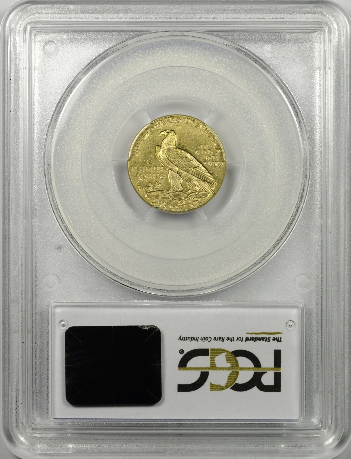 1927 $G2.5 QUARTER EAGLE - INDIAN HEAD PCGS MS62 29640569 CAC Rev Slab.JPG
