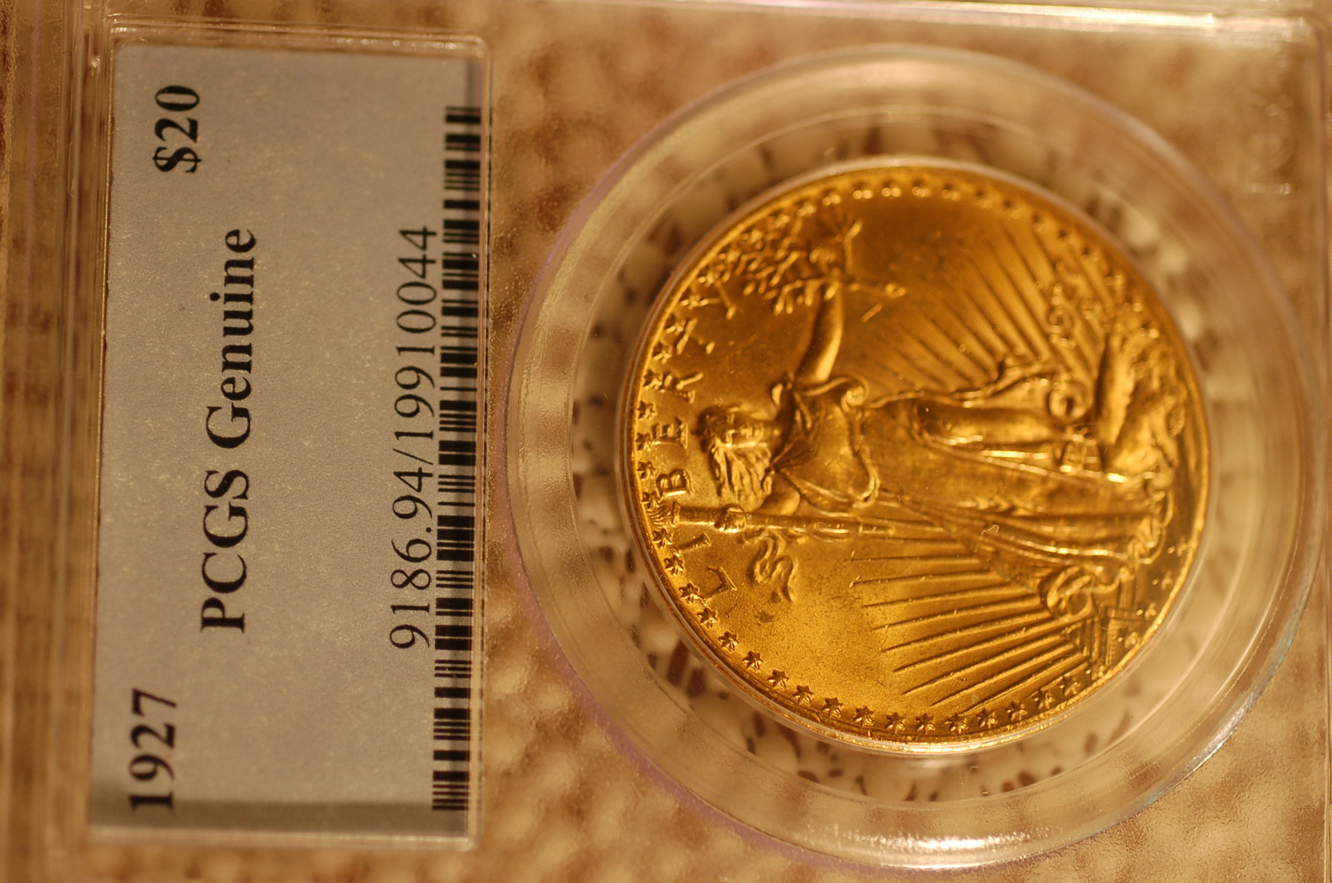 1927 Gold $20 PCGS Genuine #2.JPG