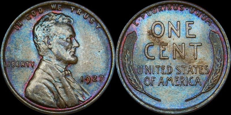 1927 Lincoln 1c Coin #1 Image 1 Combo.jpg