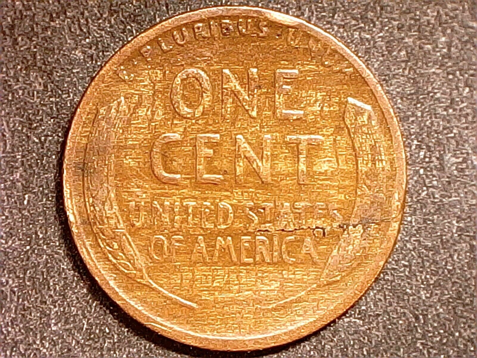 1927- Lincoln Cent Mint Error Mixed Alloy & Rev Planchet Lamination.jpg