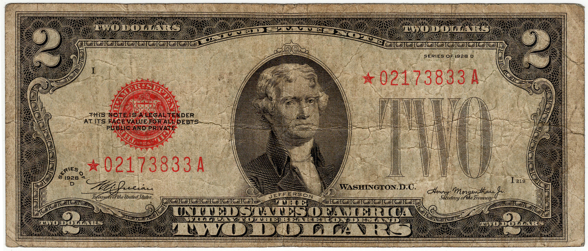 1928 D 2 Dollar Small Size US Note STAR02173833A - Obverse.JPG