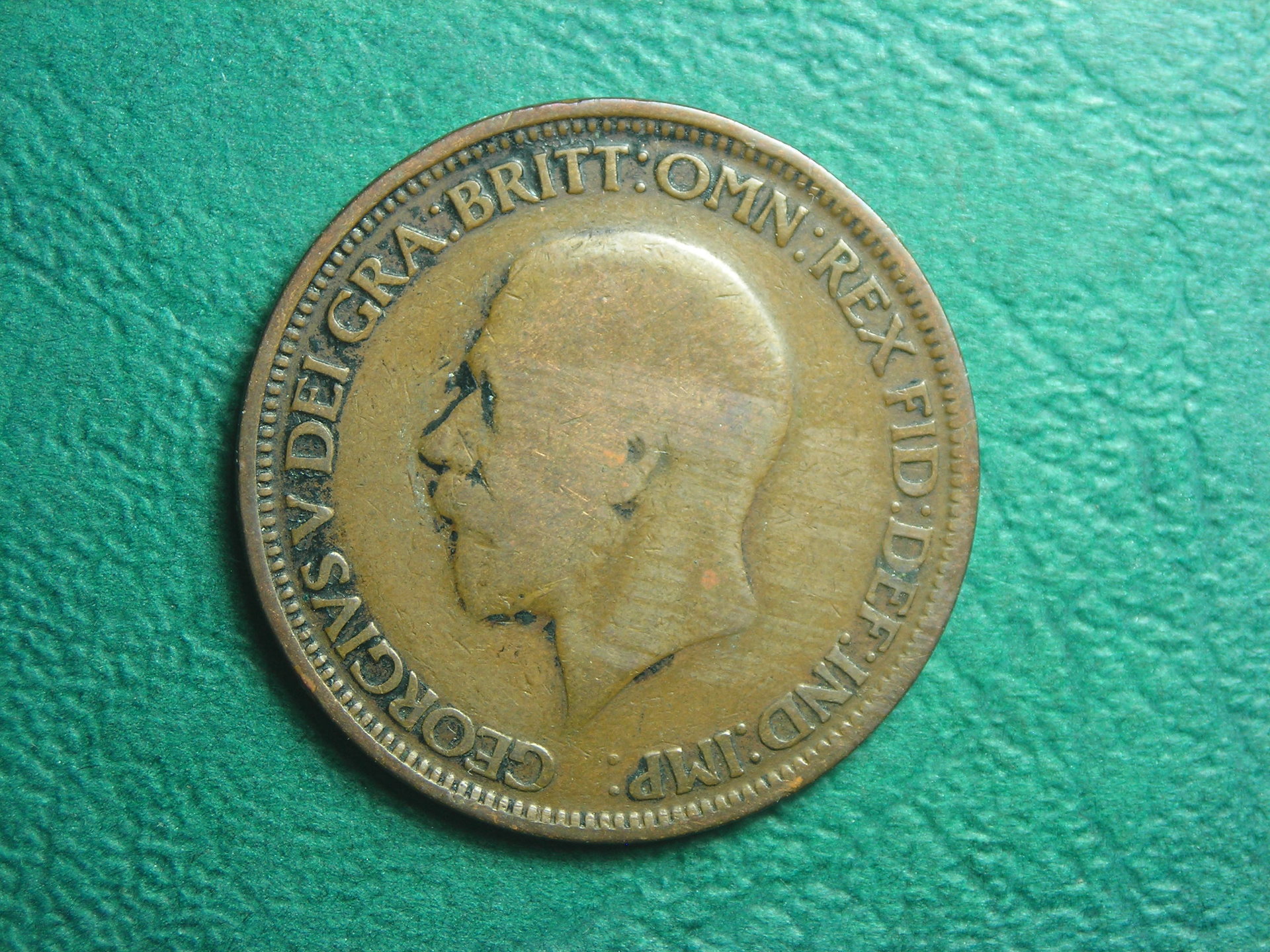 1928 George V half penny obv.JPG