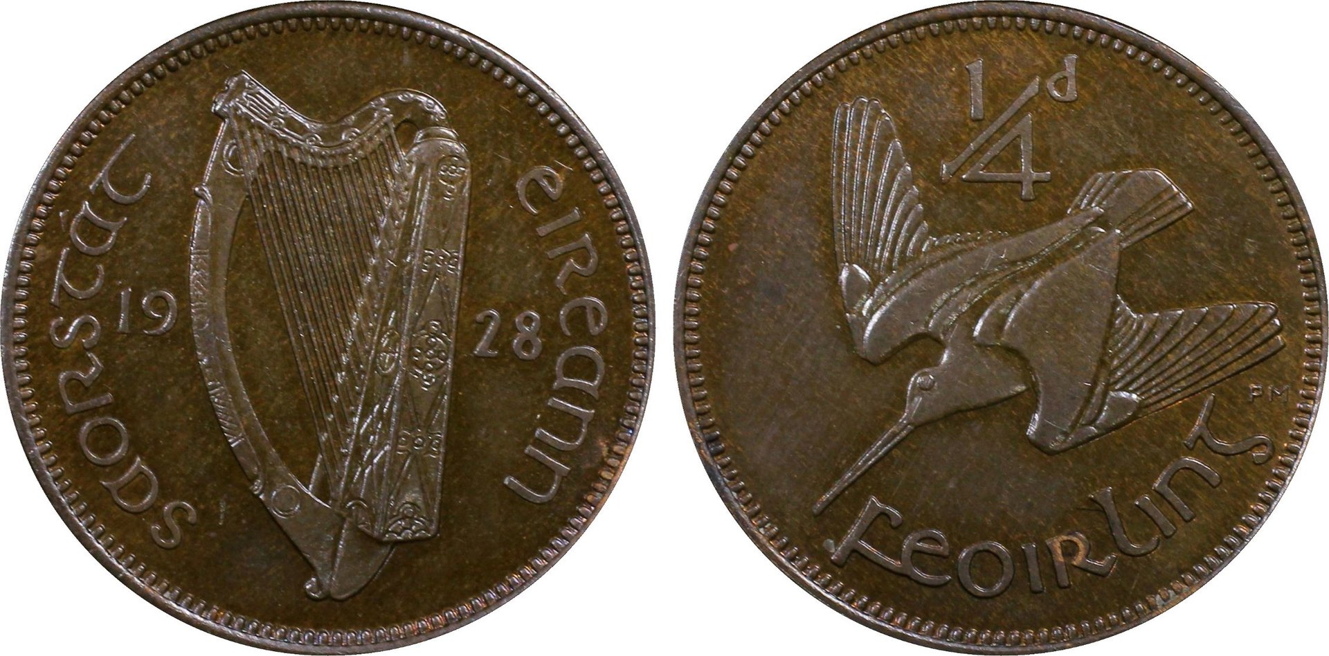 1928 Ireland Proof Farthing PCGS PR-66 BN.jpg