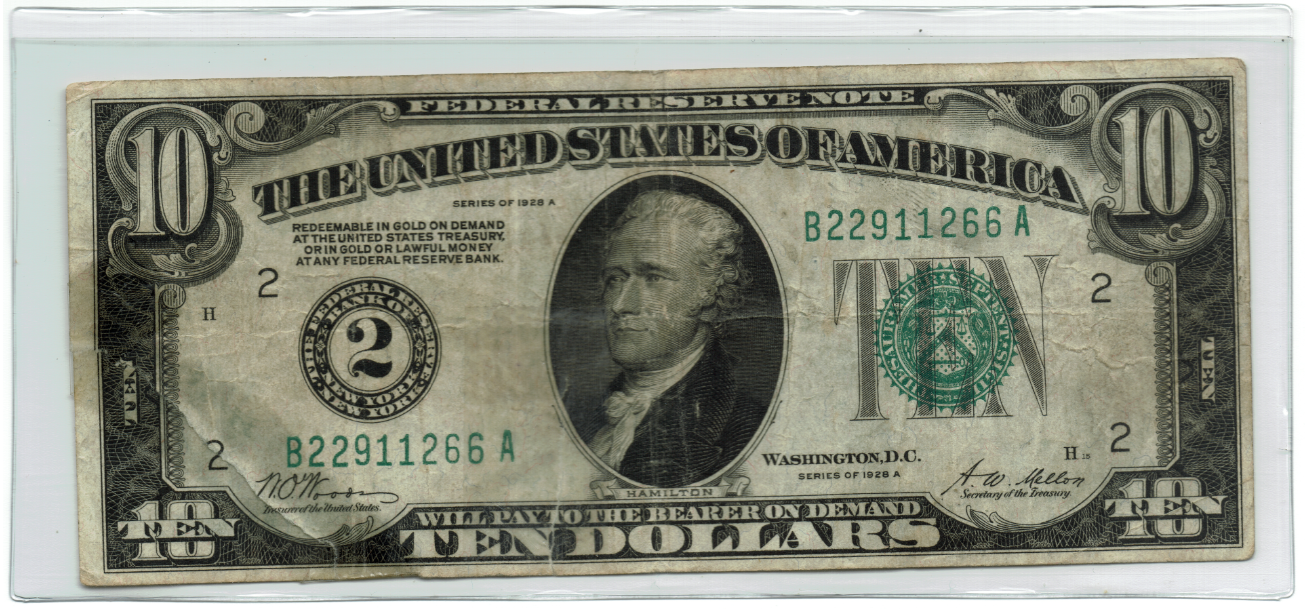 1928A $10 Federal Reserve Note 2B.png