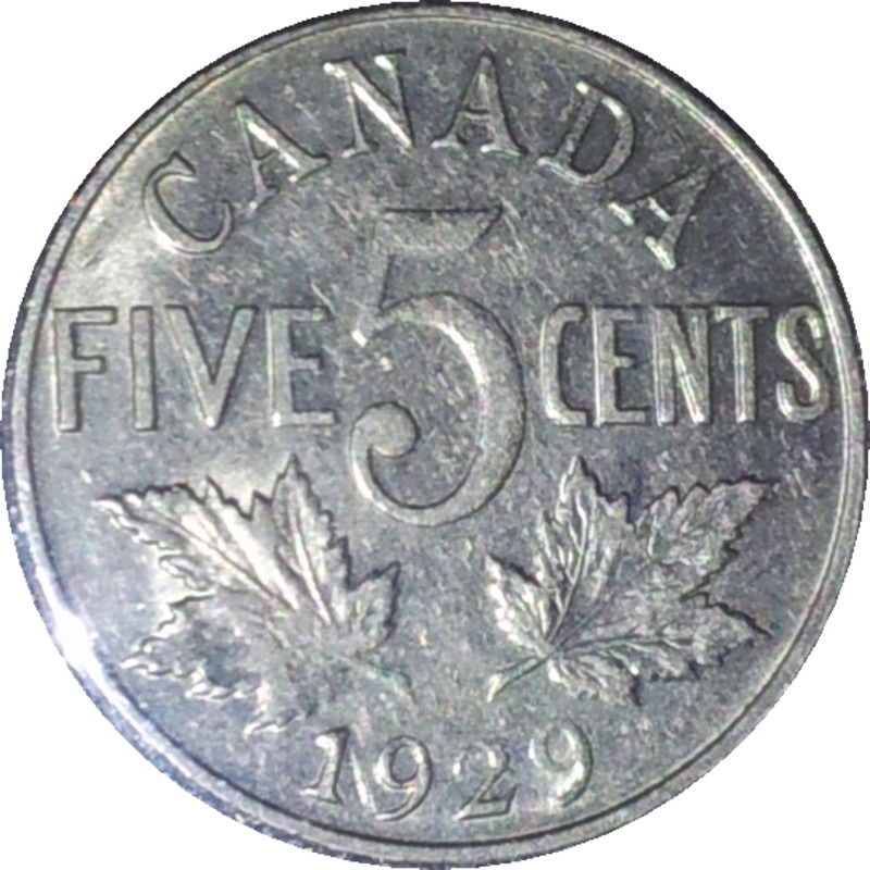 1929 CAN Five Cent Far Rim AU55 Rev.JPG