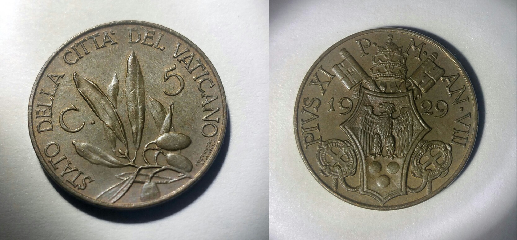 1929 Vatican 5 centimes.jpg