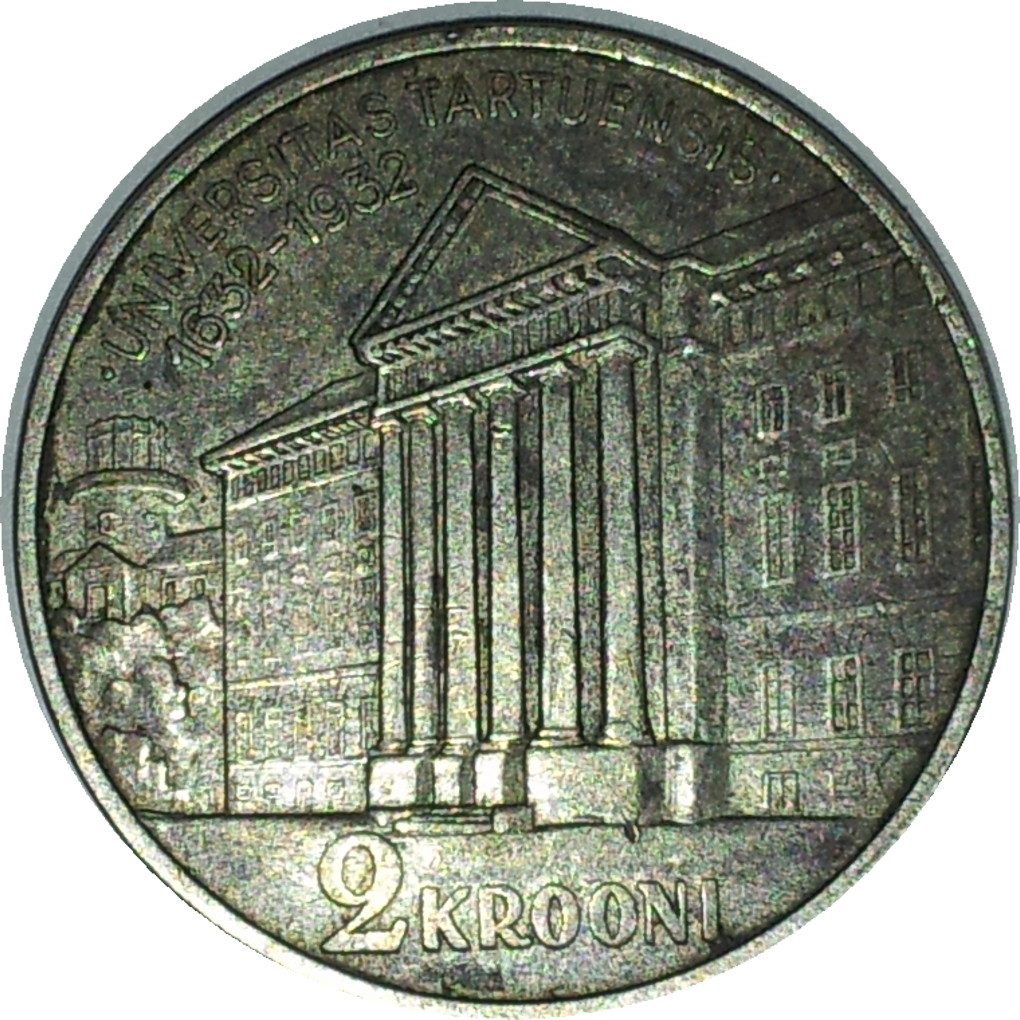 1932 Estonia 2 Krooni Rev.JPG