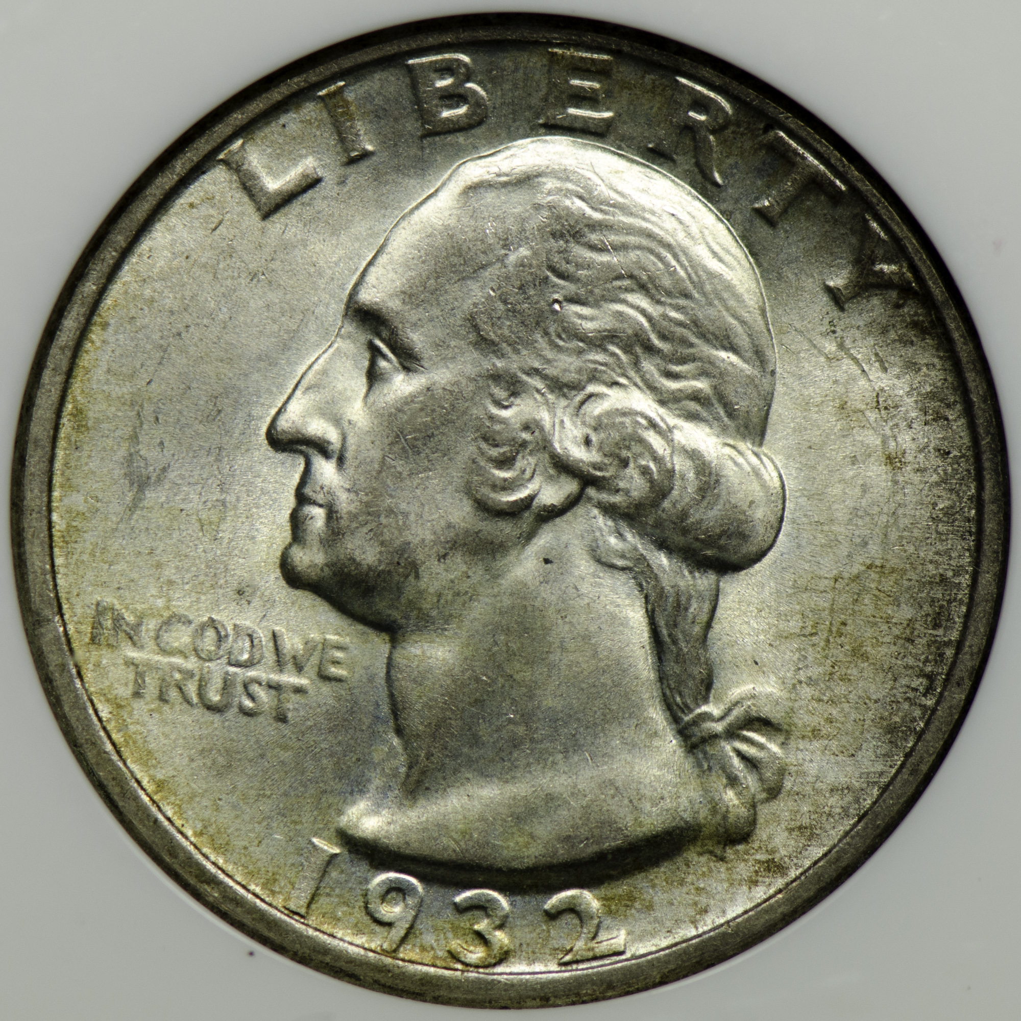 1932 QUARTER DOLLAR - WASHINGTON, SILVER NGC MS64 Obv Closeup-771.jpg