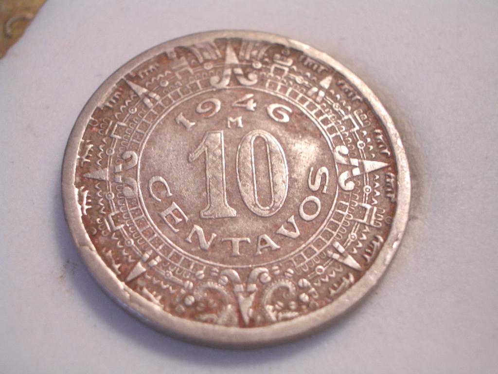 1933 halfpenny UK  1940 CA 1c 1944 10c Plip  1946 mexico aztecd 10 (8).JPG