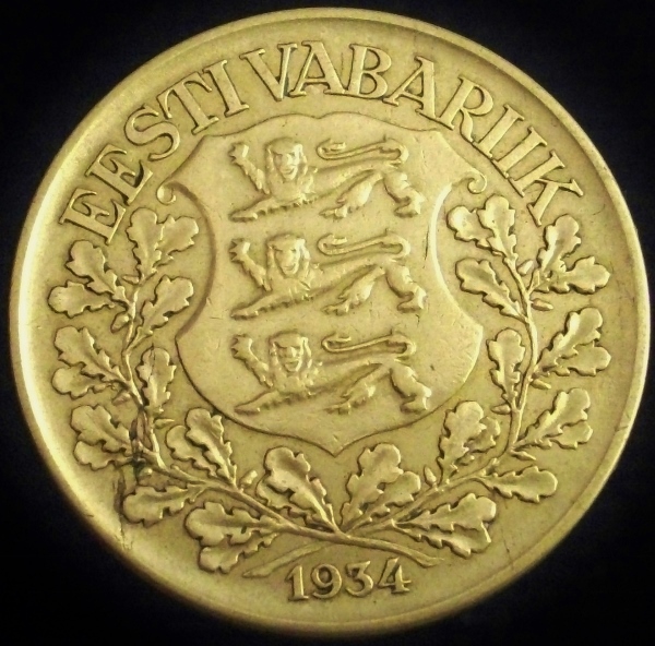 1934 Estonia One Kroon.jpg