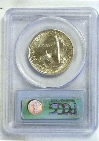 1935S 50C MS66 California-Pacific Exposition PCGS 10949656 Slab Reverse.jpg