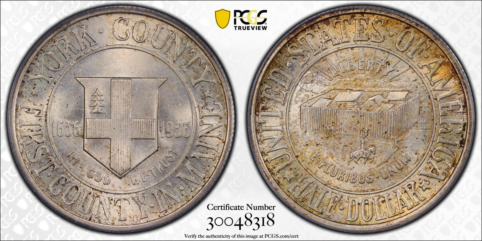 1936 50C Silver Commemorative YORK PCGS MS65 30048318 CAC TrueView Full.jpg