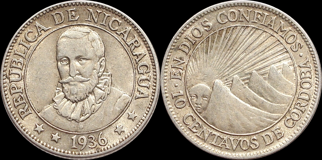 1936 Nicaragua 10 Centavos (2).jpg