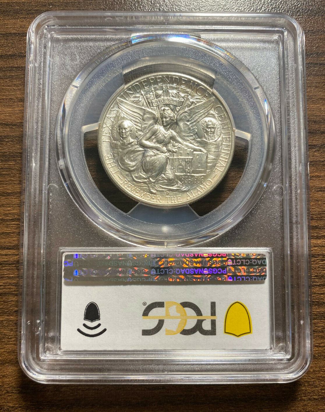 1937 D Texas Centennial Half Dollar REV - PCGS MS66.JPG