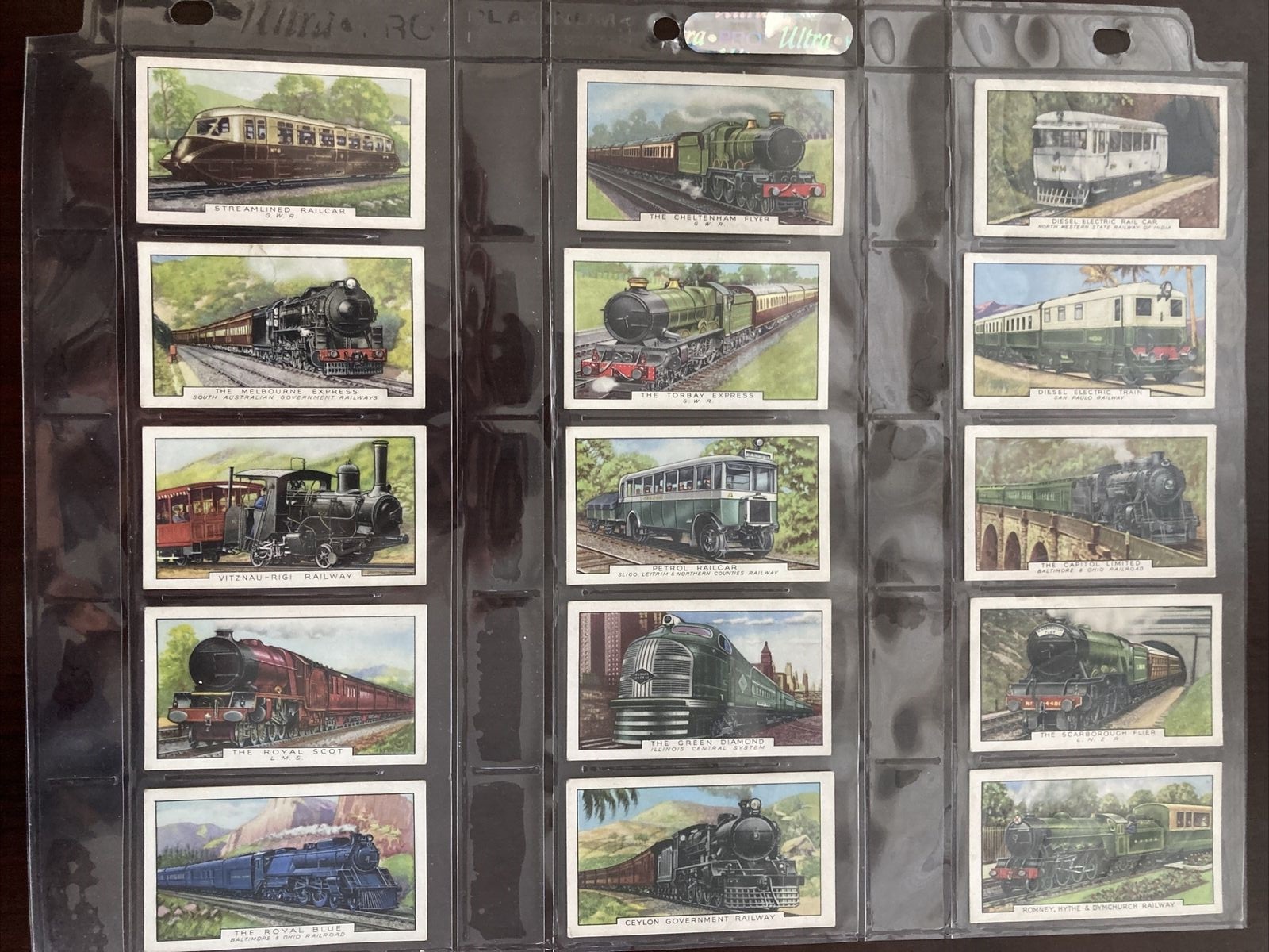 1937 Gallaher Tobacco Cards - Trains of the World - Set of 48 1.jpg