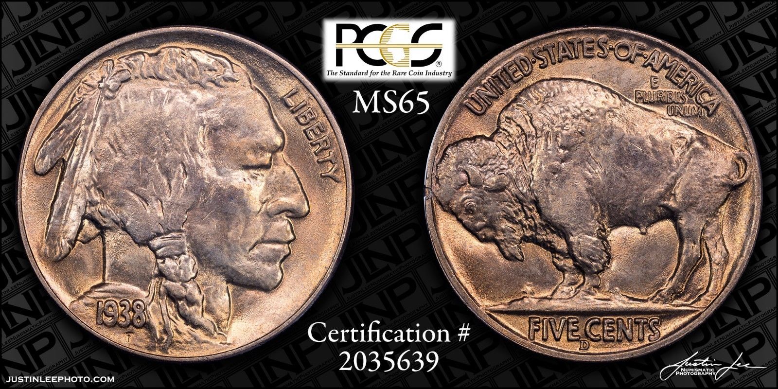1938-D Buffalo Nickel gold toned PCGS MS-65 Rattler $40.00 + Ship 232772809932 jtlee 563 (1).jpg