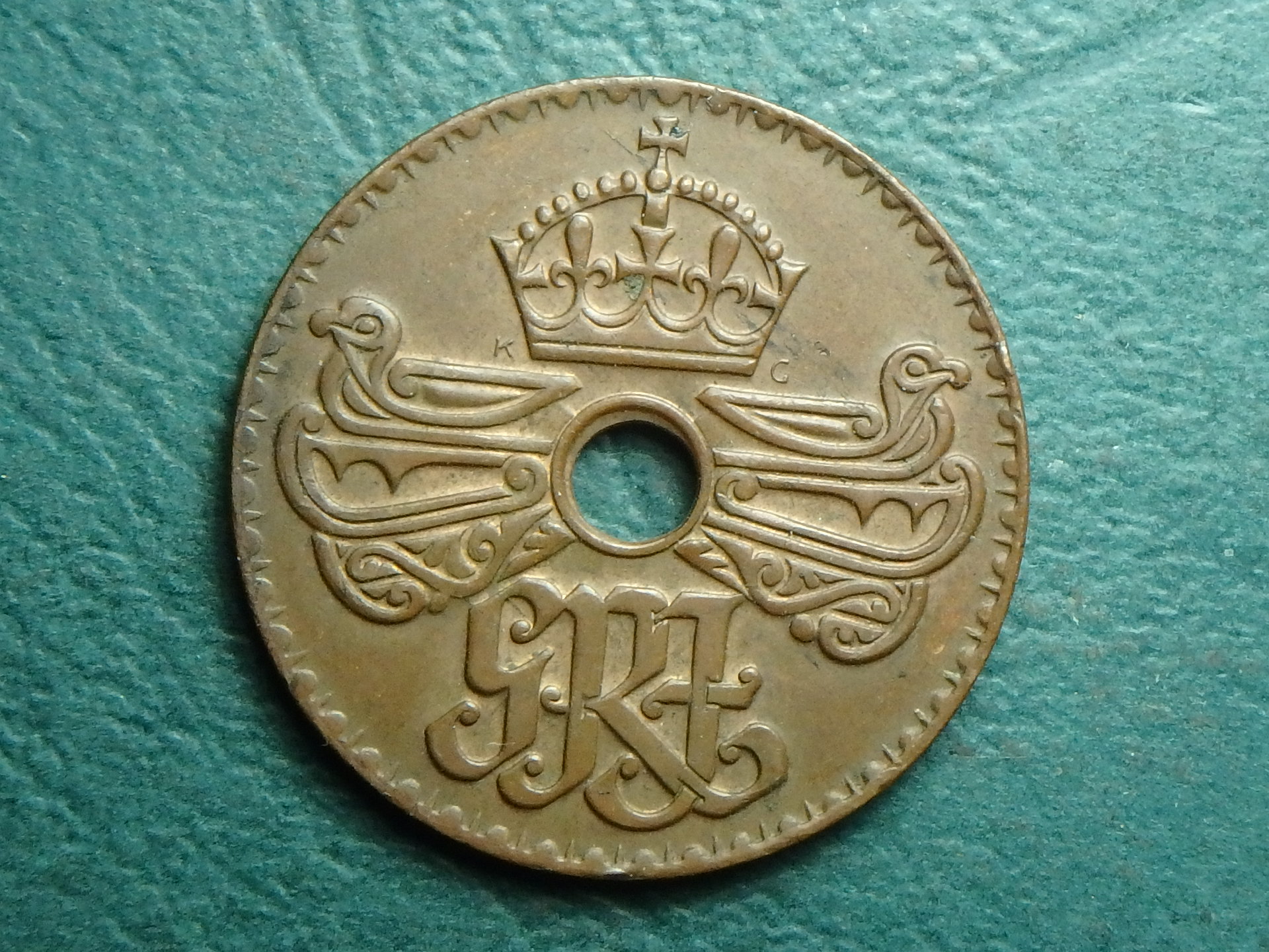 1938 New Guinea 1 p obv.JPG