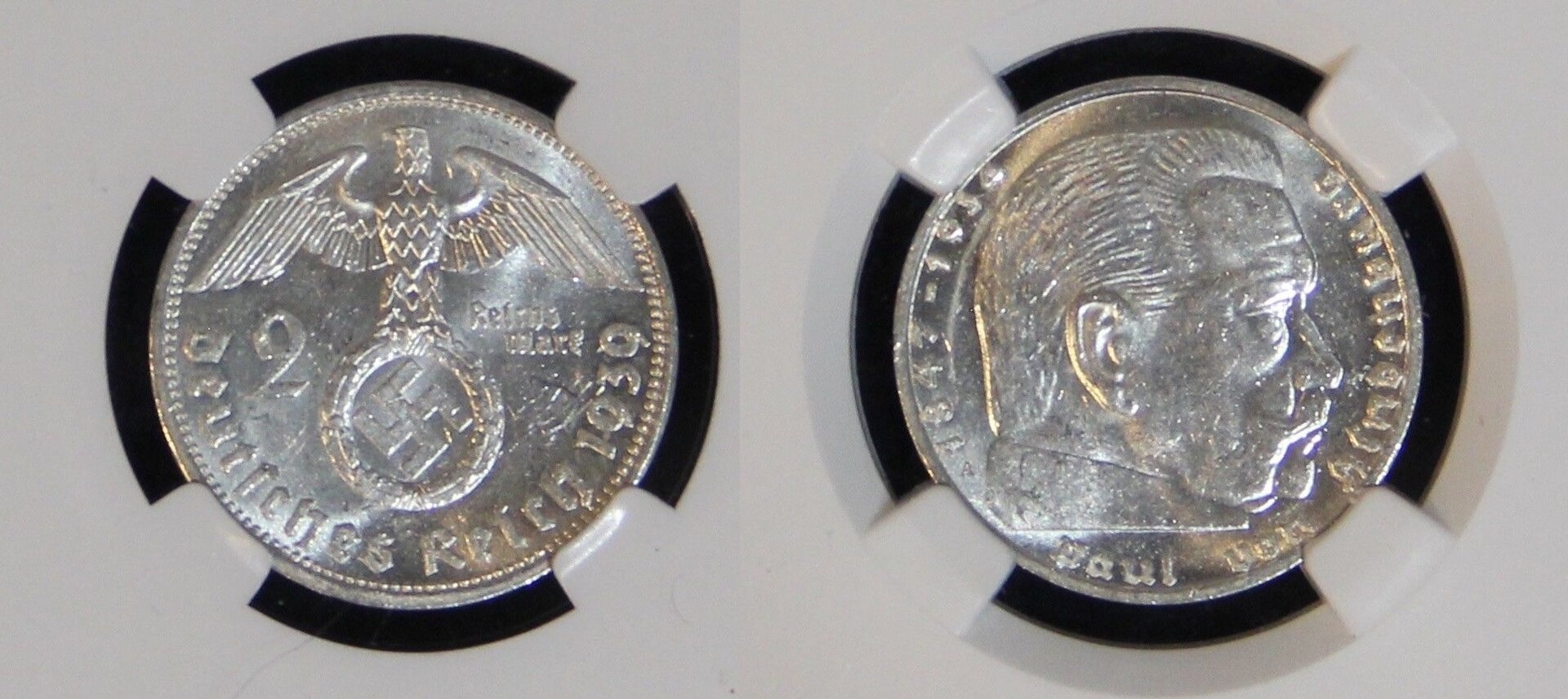 1939-A NGC Au-58 Germany Two Reichsmark Silver Coin WWII Third Reich.jpg