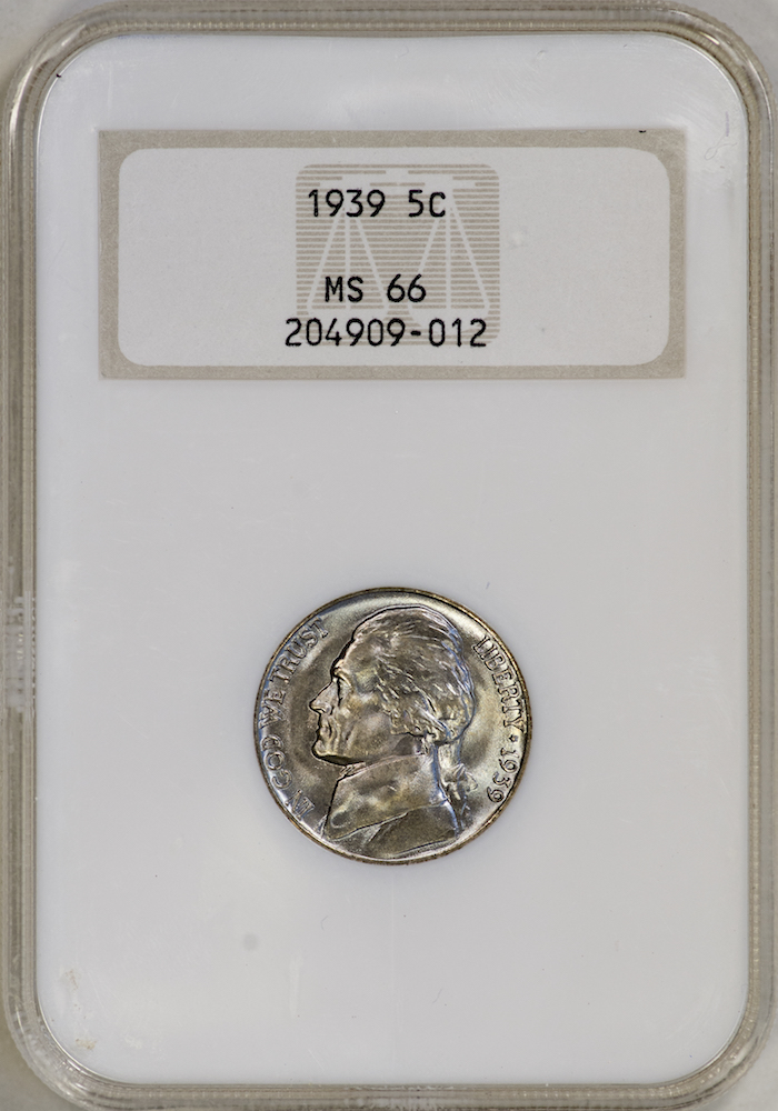1939 Jefferson Nickel DDR NGC MS66 Slab - Obverse copy.jpg