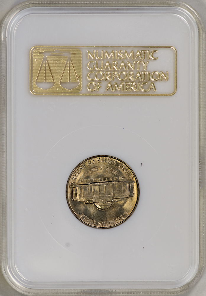 1939 Jefferson Nickel DDR NGC MS66 Slab - Reverse copy.jpg
