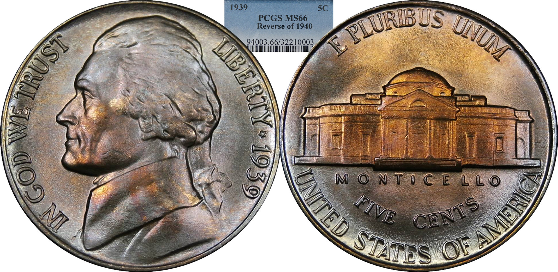 1939 Jefferson Nickel PCGS MS66.jpg