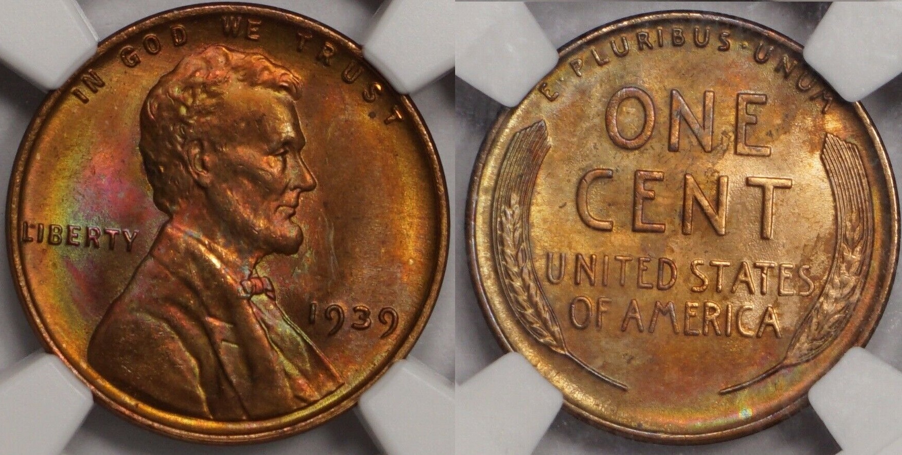 1939- NGC Ms-66 RB Gem Neon Rainbow Lincoln Cent (DR).jpg