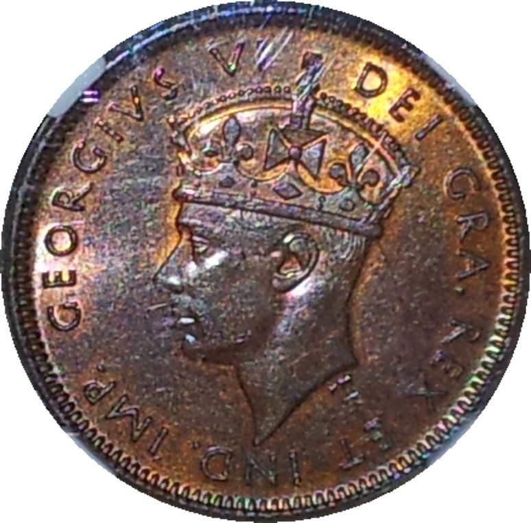 1941 C Newfoundland One Cent MS63RB  Obv High 1 Variety.JPG